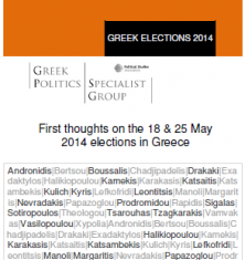 GPSG Pamphlet No 3: First thoughts on the 18 & 25 May 2014 elections in Greece